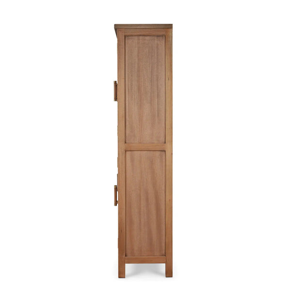 Madrone 8 Door Display Cabinet-Blue Hand Home