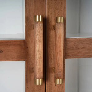 Madrone 8 Door Display Cabinet-Blue Hand Home