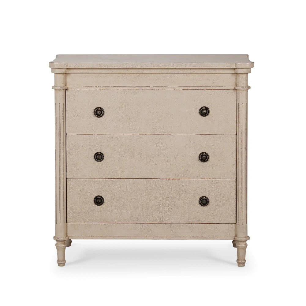 Kelly 3 Drawer Bedside Cabinet-Blue Hand Home