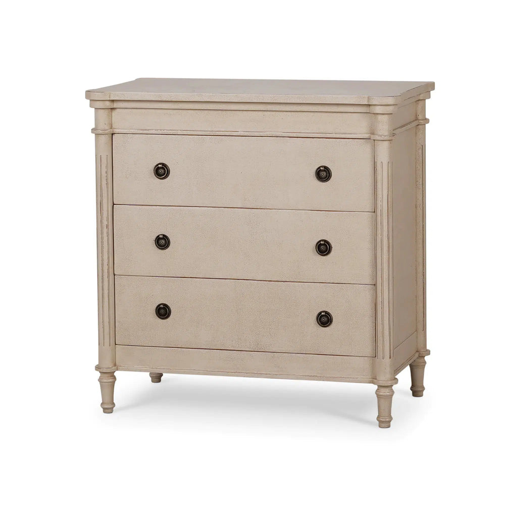 Kelly 3 Drawer Bedside Cabinet-Blue Hand Home