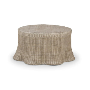 Newport Coffee Table In Rattan Natural-Blue Hand Home