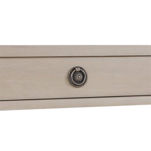 Kelly 3 Drawer Desk in Sandbar-Blue Hand Home
