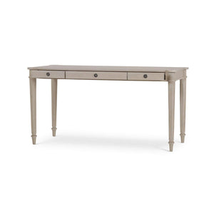 Kelly 3 Drawer Desk in Sandbar-Blue Hand Home