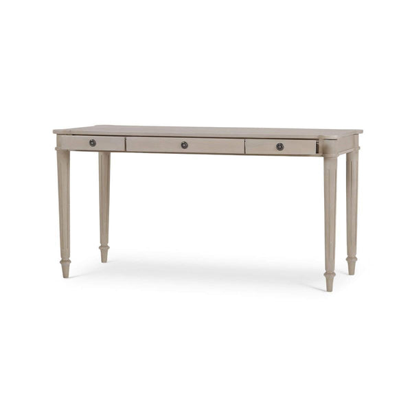 Kelly 3 Drawer Desk in Sandbar-Blue Hand Home