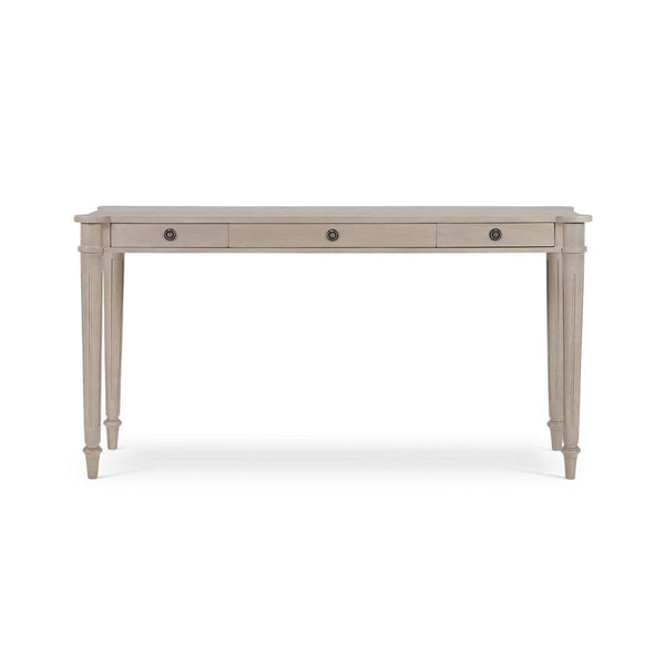 Kelly 3 Drawer Desk in Sandbar-Blue Hand Home