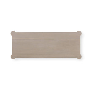 Kelly 3 Drawer Desk in Sandbar-Blue Hand Home