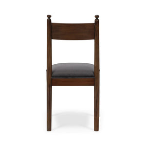 Bahama Dining Chair w/ Upholstered Seat-Blue Hand Home