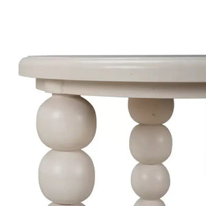 Cholet Side Table in Putty-Blue Hand Home