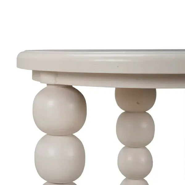 Cholet Side Table in Putty-Blue Hand Home