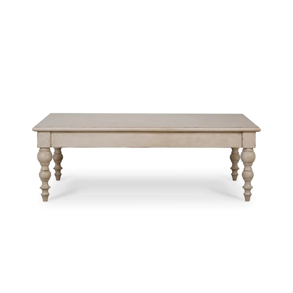 Madison Turned Leg Coffee Table-Blue Hand Home