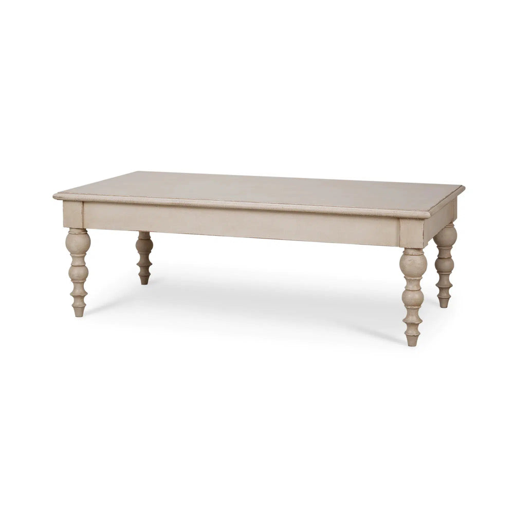 Madison Turned Leg Coffee Table-Blue Hand Home