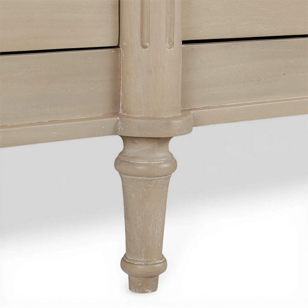 Kelly 6 Drawer Dresser in Sandbar-Blue Hand Home