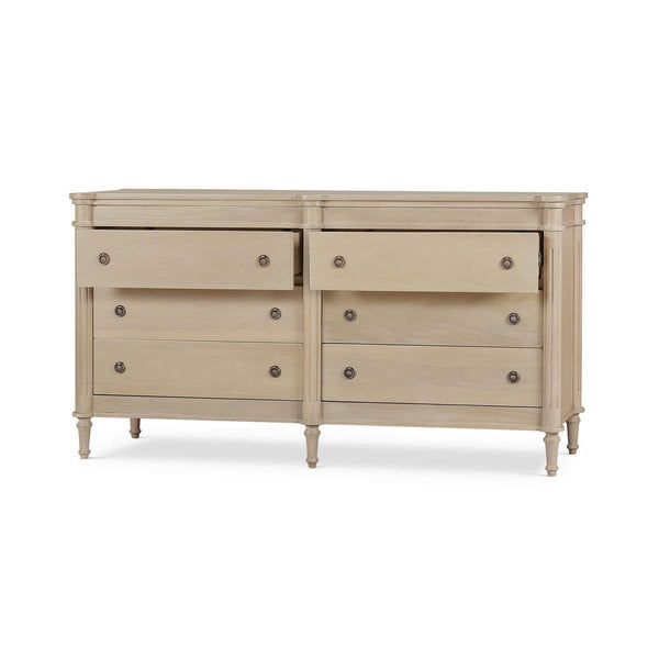 Kelly 6 Drawer Dresser in Sandbar-Blue Hand Home