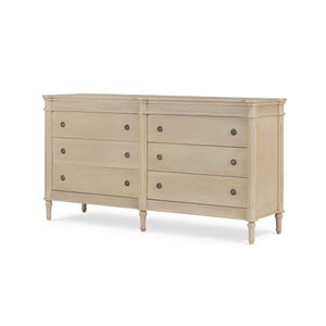 Kelly 6 Drawer Dresser in Sandbar-Blue Hand Home