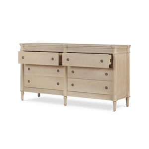 Kelly 6 Drawer Dresser in Sandbar-Blue Hand Home