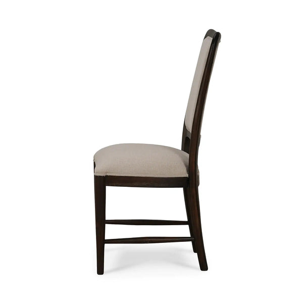 Laurna Dining Chair w/ Upholstered Back-Blue Hand Home