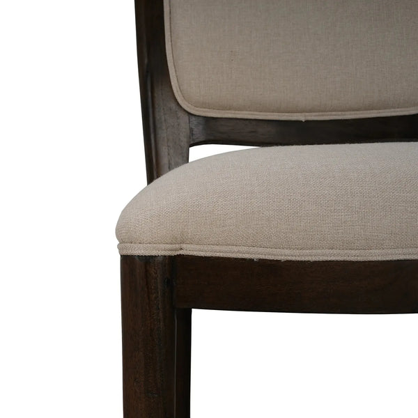 Laurna Dining Chair w/ Upholstered Back-Blue Hand Home