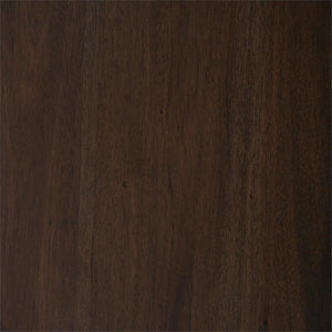 Vannes Round End Table in Walnut-Blue Hand Home