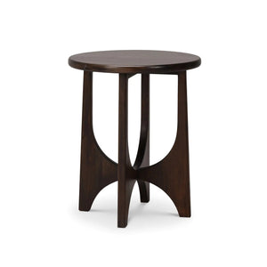 Vannes Round End Table-Blue Hand Home