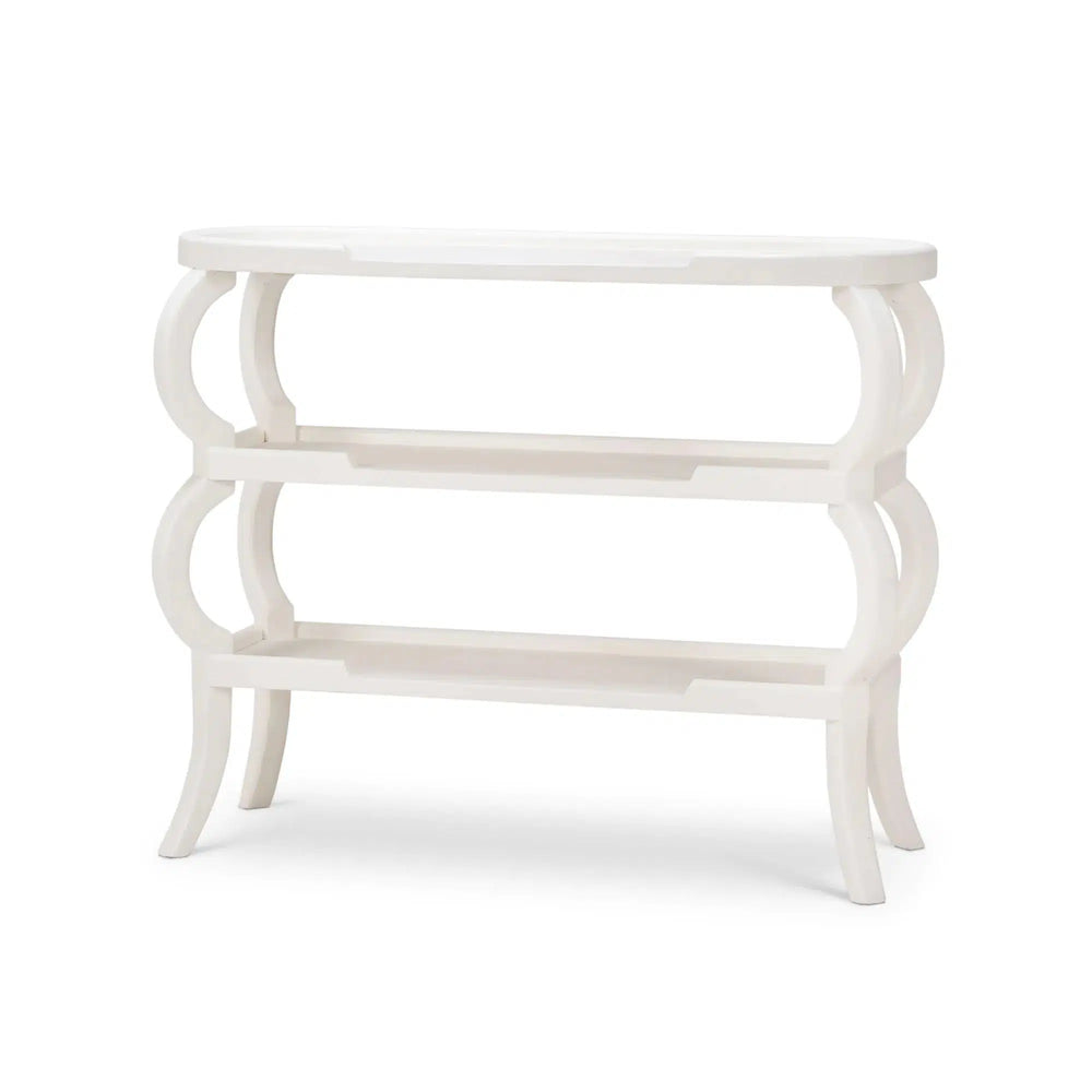 Savanah 3 Tiered Console Table-Blue Hand Home