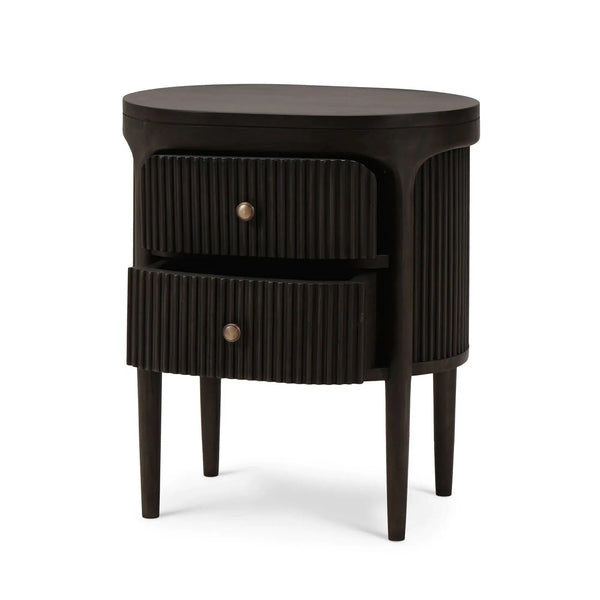 Regent Bedside Small Table-Blue Hand Home