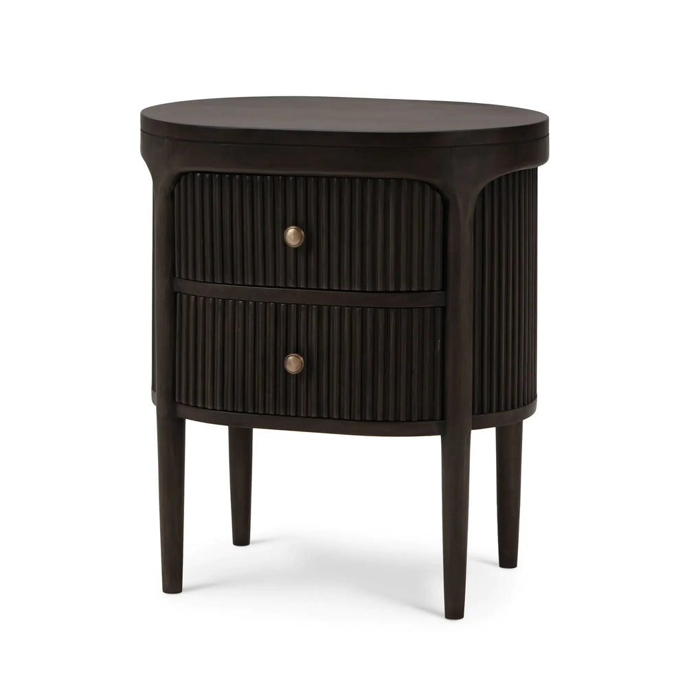 Regent Bedside Small Table-Blue Hand Home