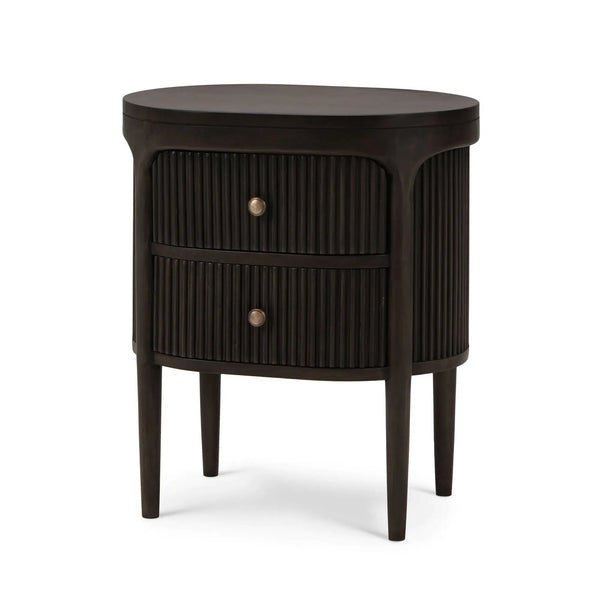 Regent Bedside Small Table-Blue Hand Home