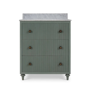 Kraton Single Vanity w/ Sink & Marble Top-Blue Hand Home