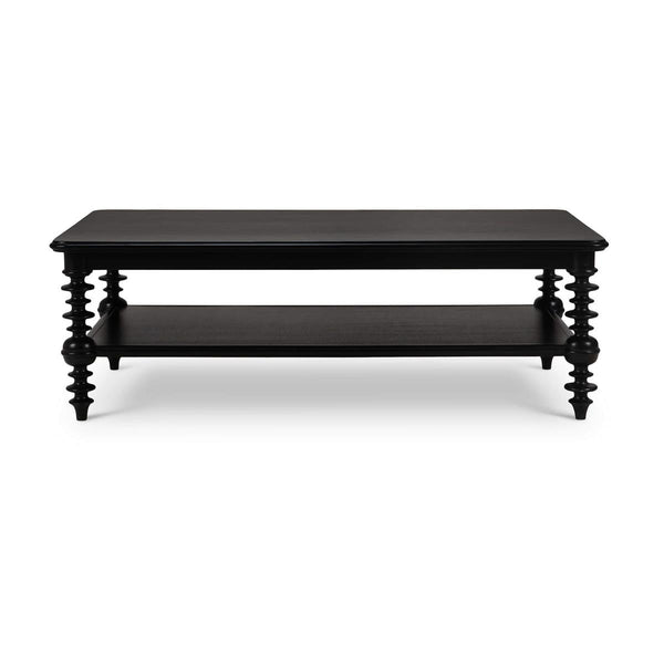 Milano Coffee Table in Batavia Black-Blue Hand Home