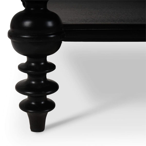 Milano Coffee Table in Batavia Black-Blue Hand Home