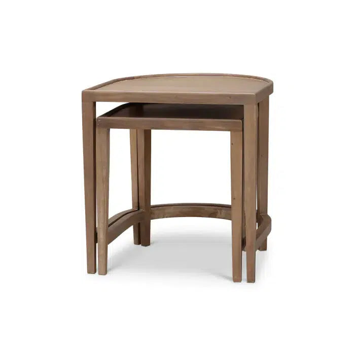 Normandy Nesting Tables Set 2-Blue Hand Home
