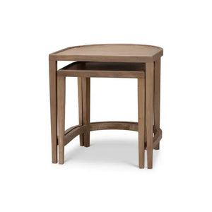 Normandy Nesting Tables Set 2-Blue Hand Home