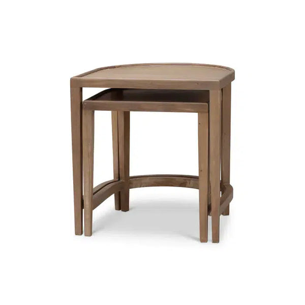 Normandy Nesting Tables Set 2-Blue Hand Home