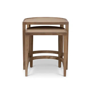 Normandy Nesting Tables Set 2-Blue Hand Home