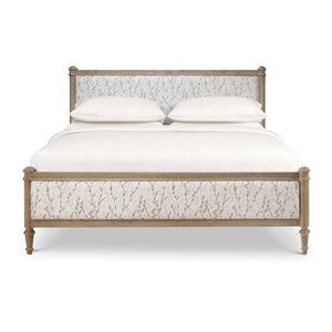 Kelly Upholstered Bed King-Blue Hand Home