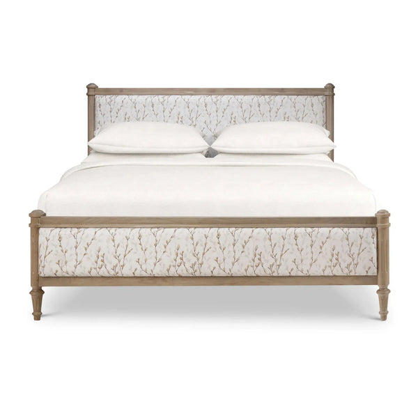 Kelly Upholstered Bed King-Blue Hand Home