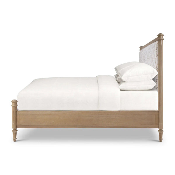 Kelly Upholstered Bed King-Blue Hand Home