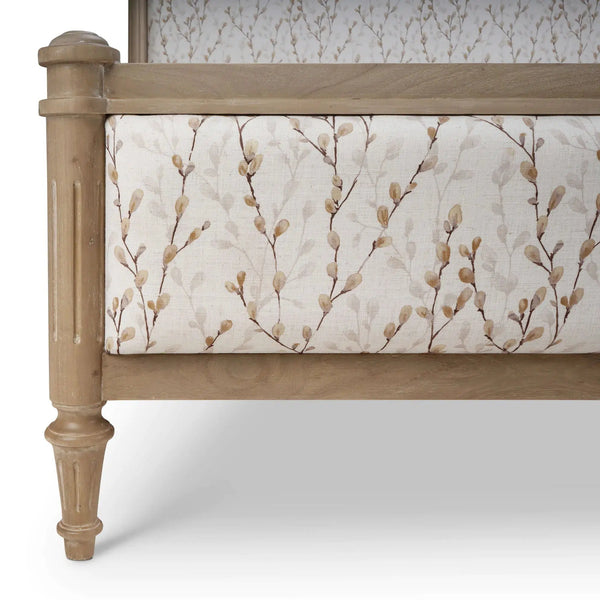 Kelly Upholstered Bed King-Blue Hand Home
