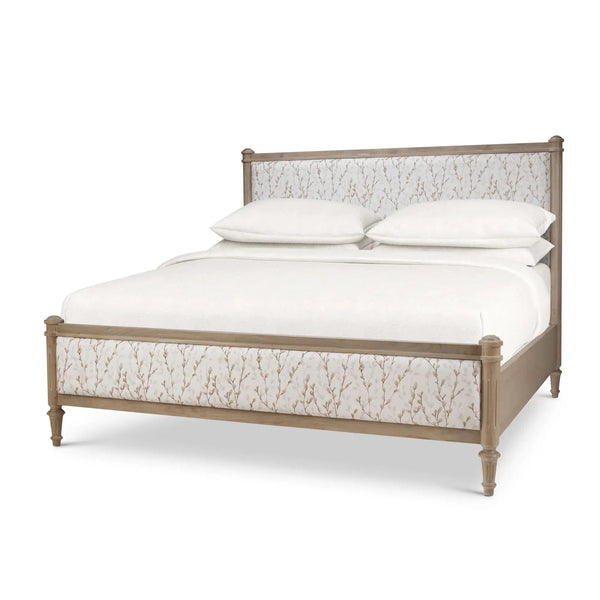 Kelly Upholstered Bed King-Blue Hand Home
