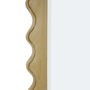 Chloe Square Mirror In Fruitwood-Blue Hand Home
