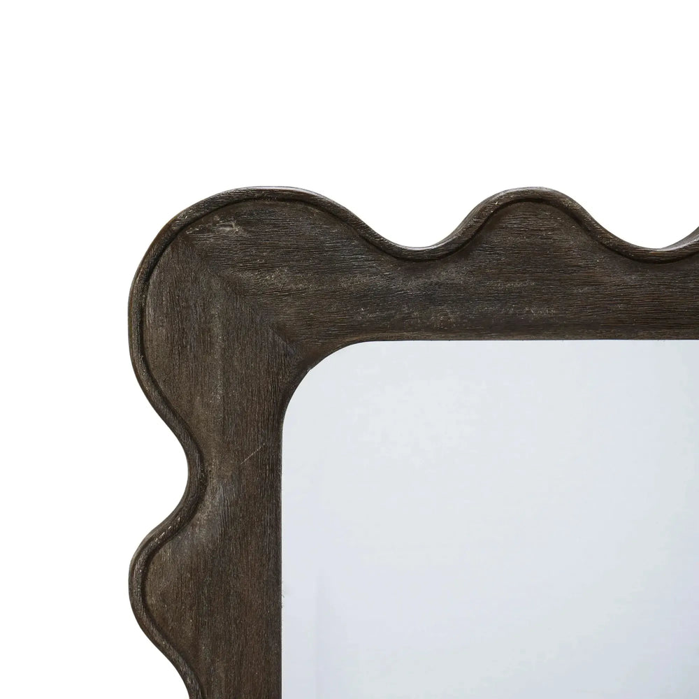 Chloe Square Mirror-Blue Hand Home