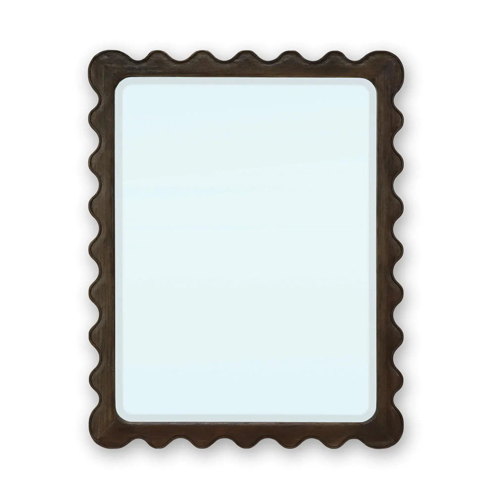 Chloe Square Mirror-Blue Hand Home
