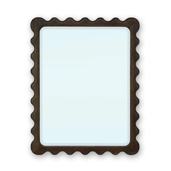 Chloe Square Mirror-Blue Hand Home