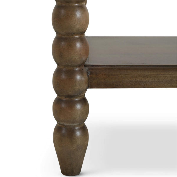 Cholet Console Table w/ 2 Drawers in Straw Wash-Blue Hand Home