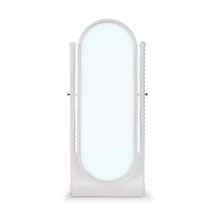 Cholet Cordelia Standing Mirror in Architectural White-Blue Hand Home