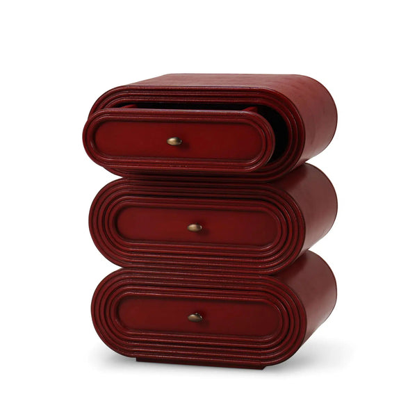 Infinity 3 Drawer Nightstand-Blue Hand Home