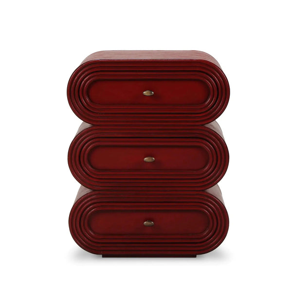 Infinity 3 Drawer Nightstand-Blue Hand Home