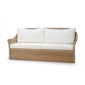 Nantucket Rattan Sofa-Blue Hand Home