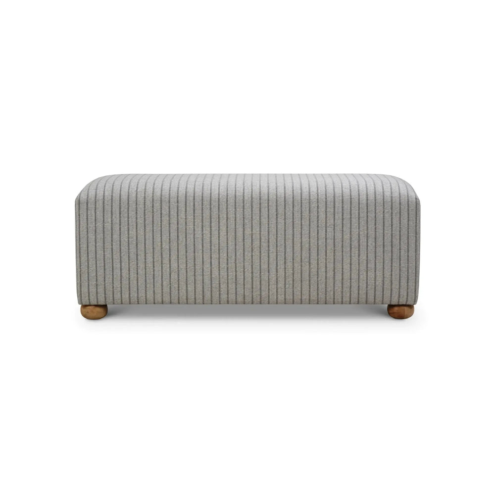 Luna Ottoman-Blue Hand Home