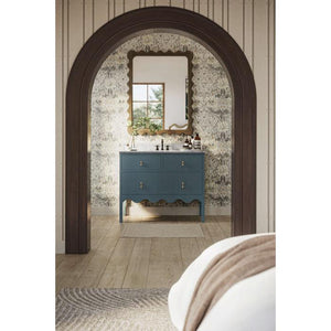 Chloe Single Vanity w/ Sink & Marble Top-Blue Hand Home